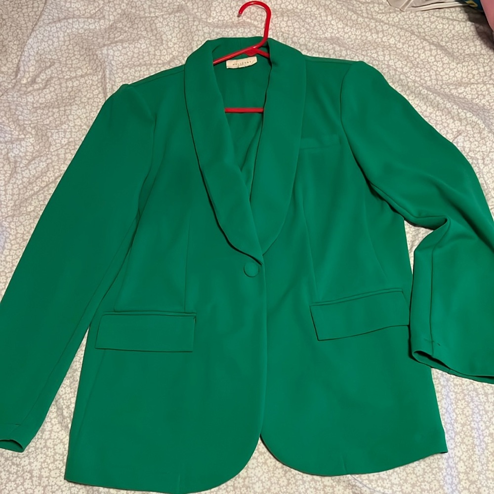 Melloday green blazer